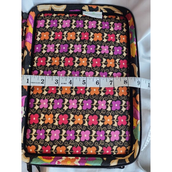 Vera Bradley Suzani Retired  Hard Cover Tablet Ipad Case Zipper Detachable Strap - Picture 13 of 15